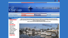 What Chapman.org website looked like in 2022 (1 year ago)