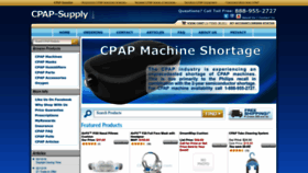 What Cpap-supply.com website looked like in 2022 (1 year ago)