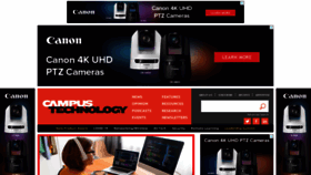 What Campustechnology.com website looked like in 2022 (1 year ago)