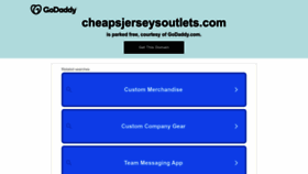 What Cheapsjerseysoutlets.com website looked like in 2022 (1 year ago)