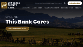 What Conversecountybank.com website looked like in 2022 (1 year ago)
