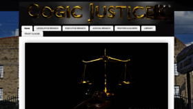 What Cogicjustice.net website looked like in 2022 (1 year ago)