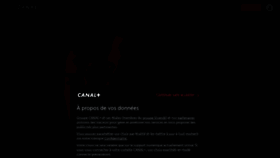 What Canalplus.com website looked like in 2022 (1 year ago)