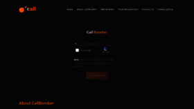 What Callbomber.in website looked like in 2022 (1 year ago)
