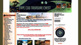 What Capecodtreasurechest.com website looked like in 2022 (1 year ago)