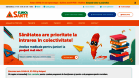 What Clinica-sante.ro website looked like in 2022 (1 year ago)