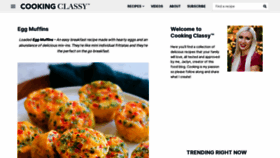 What Cookingclassy.com website looked like in 2022 (1 year ago)