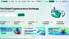 What Coinex.network website looked like in 2022 (3 years ago)