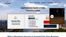 What Cartooncrazy.com website looked like in 2022 (1 year ago)