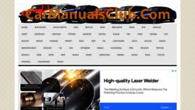 What Carmanualsclub.com website looked like in 2022 (3 years ago)