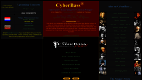 What Cyberbass.com website looked like in 2022 (1 year ago)