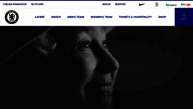 What Chelseafc.com website looked like in 2022 (1 year ago)
