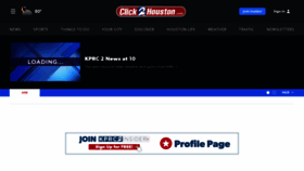 What Click2houston.com website looked like in 2022 (1 year ago)