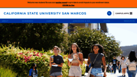 What Csusm.edu website looked like in 2022 (1 year ago)