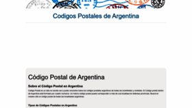 What Codigo-postal.com.ar website looked like in 2022 (1 year ago)