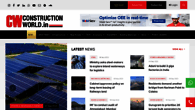 What Constructionworld.in website looked like in 2022 (1 year ago)