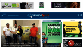 What Caaraponews.com.br website looked like in 2022 (1 year ago)