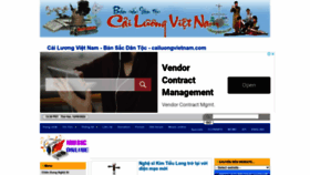 What Cailuongvietnam.com website looked like in 2022 (1 year ago)