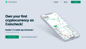 What Coincheck.com website looked like in 2022 (2 years ago)
