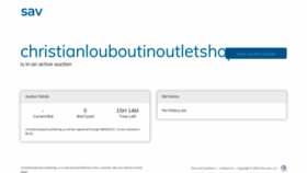 What Christianlouboutinoutletshop.us website looked like in 2022 (1 year ago)
