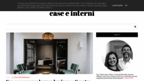 What Caseeinterni.it website looked like in 2022 (1 year ago)