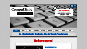 What Compu-clinic.ca website looked like in 2022 (1 year ago)