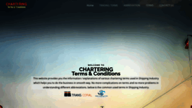 What Charteringterms.com website looked like in 2022 (1 year ago)
