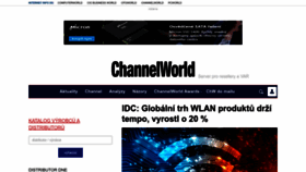 What Channelworld.cz website looked like in 2022 (1 year ago)
