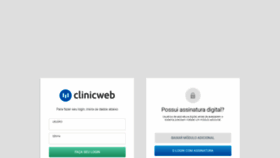 What Clinicweb.einstein.br website looked like in 2022 (1 year ago)