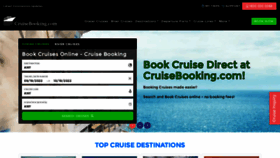 What Cruisebooking.com website looked like in 2022 (1 year ago)