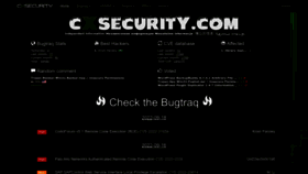 What Cxsecurity.com website looked like in 2022 (1 year ago)