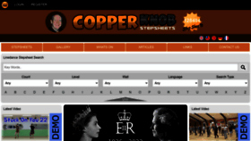 What Copperknob.co.uk website looked like in 2022 (1 year ago)