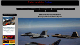 What Cybermodeler.com website looked like in 2022 (1 year ago)
