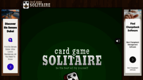 What Cardgamesolitaire.com website looked like in 2022 (1 year ago)