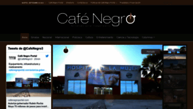 What Cafenegroportal.com website looked like in 2022 (1 year ago)
