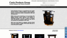 What Curtisproductsgroup.com website looked like in 2022 (1 year ago)