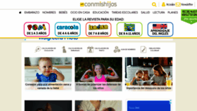 What Conmishijos.com website looked like in 2022 (1 year ago)