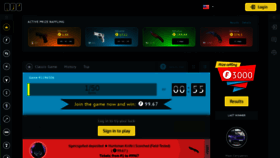 What Csgofast.com website looked like in 2022 (1 year ago)