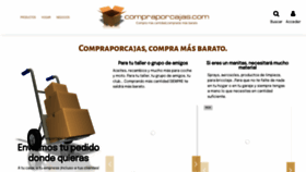 What Compraporcajas.com website looked like in 2022 (1 year ago)