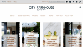 What Cityfarmhouse.com website looked like in 2022 (1 year ago)