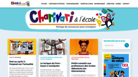 What Charivarialecole.fr website looked like in 2022 (1 year ago)