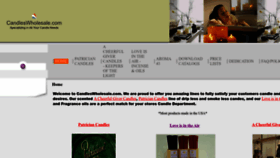 What Candleswholesale.com website looked like in 2022 (1 year ago)