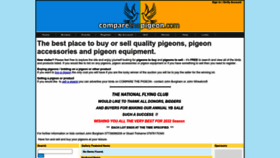 What Comparethepigeon.com website looked like in 2022 (1 year ago)