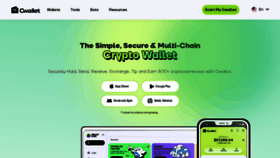 What Cwallet.com website looked like in 2022 (1 year ago)