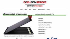 What Cellgsmservice.ro website looked like in 2022 (1 year ago)