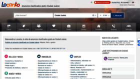 What Ciudadjuarez.locanto.com.mx website looked like in 2022 (1 year ago)