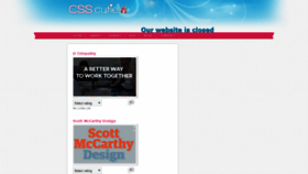 What Csscutie.com website looked like in 2022 (1 year ago)