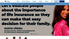 What Crumplifeinsurance.com website looked like in 2022 (1 year ago)