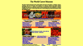 What Carrotmuseum.co.uk website looked like in 2022 (2 years ago)