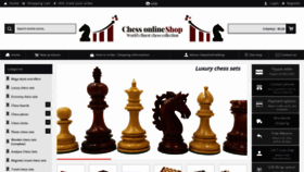 What Chessonlineshop.com website looked like in 2022 (1 year ago)